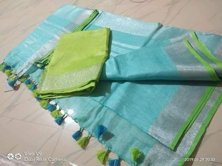 Linen Saree